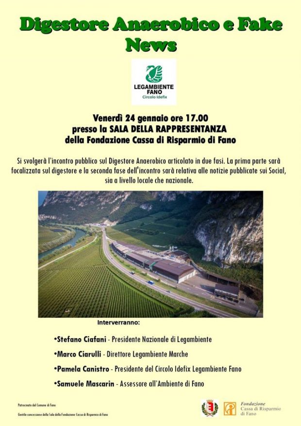 “Digestore e Fake News”, incontro a Fano