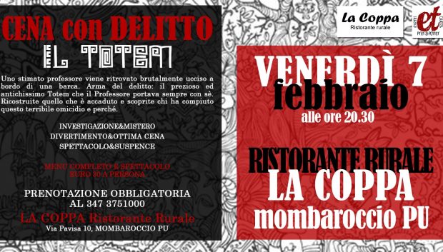 Misteri e buon cibo a La Coppa. E la cena con delitto è servita