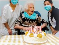 San Lorenzo in Campo festeggia i 101 anni di Tina: gli auguri del Sindaco e di tutti i laurentini
