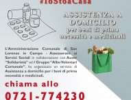 Emergenza Coronavirus, a San Lorenzo in Campo assistenza domiciliare per beni di prima di prima necessità e medicinali