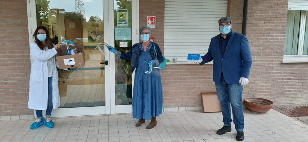 Fano, donazione dispositivi di sicurezza alla Residenza “Don Paolo Tonucci”