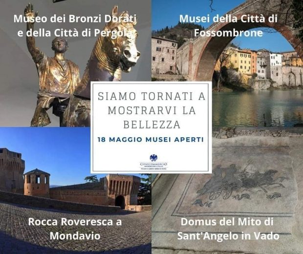 Tutti i musei e gli Iat gestiti da Confcommercio Pesaro Urbino riaprono il 18 maggio