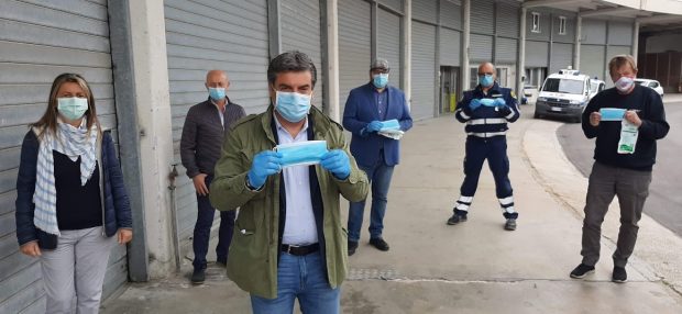 Fano riceve in dono dal Comune di Wolfsburg 50 mila mascherine
