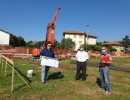 A San Lorenzo in Campo iniziati i lavori per la nuova palestra, Dellonti: “Un sogno che diventa realtà”