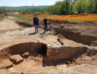San Lorenzo in Campo: ritrovamento reperti archeologici durante i lavori di completamento della variante