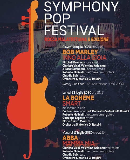 Eventi, a Fano la grande musica dell’Orchestra Rossini con ‘Symphony Pop Festival’ e ‘Tracce’