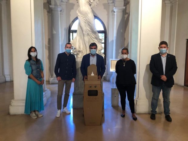 A Fano arrivano gli Hy-Box, contenitori in cartone per lo smaltimento di guanti e mascherine