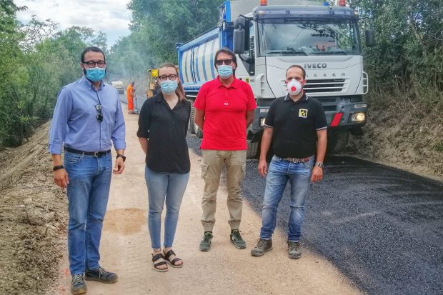 Riapre strada Caminate, sinergia e collaborazione intercomunale tra San Costanzo e Fano