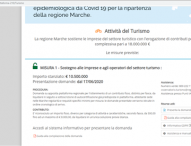 Regione Marche, turismo: aperta piattaforma per inserire domande per ricevere contributi a fondo perduto.