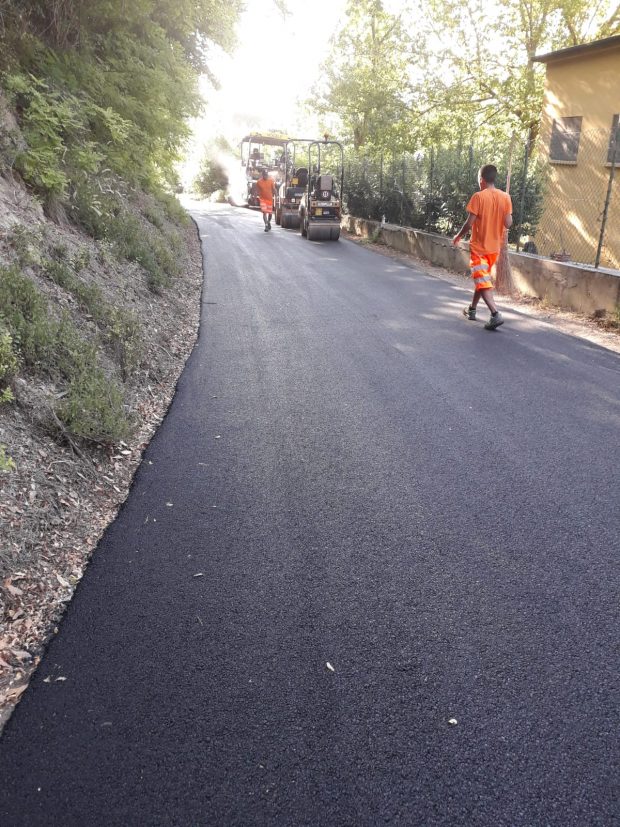 Fano, al via le asfaltature a San Cesareo