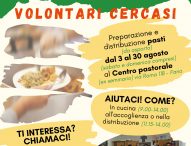 Apre la mensa SOStengo, per agosto Caritas attiva servizio di pasti da asporto per persone impoverite dal Covid