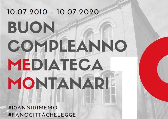Fano, al via i festeggiamenti per il decimo anniversario della Mediateca Montanari