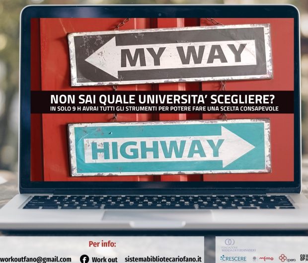 Fano, al via un corso per ragazzi e adulti per decidere il proprio futuro universitario