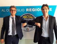 Baldelli con a fianco Acquaroli lancia le proposte per il territorio: “Diritti al cambiamento”