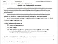 Coronavirus: torna autocertificazione in tutta Italia