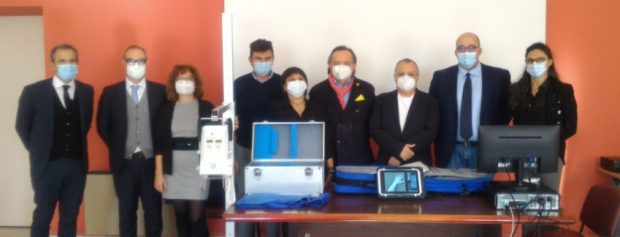 Fano, Confindustria dona macchinario portatile al reparto di Radiologia
