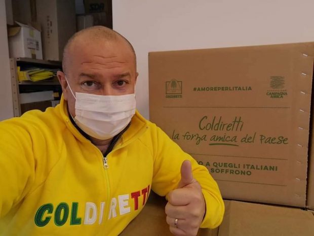 Coldiretti Marche, arrivano i Pacchi della Solidarietà: primo carico con 2mila chili di cibo per famiglie bisognose