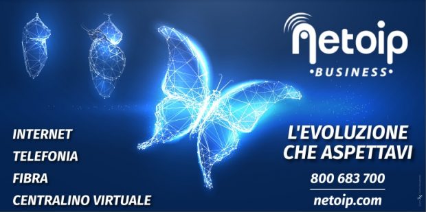 Come una farfalla Netoip vola con la campagna advertising di Zarri Comunicazione
