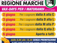 Marche, vaccini per i maturandi dal 2 al 6 giugno senza prenotazione