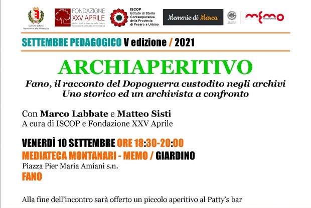 Archiaperitivo alla Memo: una lezione sui materiali di archivio per riscoprire la Fano del dopoguerra