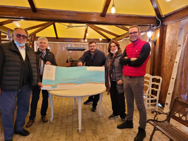 Fano, consegnato il cantiere per le scogliere di Metaurilia