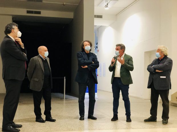 Il sindaco di Fano in trasferta a Milano per l’inaugurazione della mostra “Artisti per Dante”
