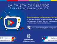 Da 8 marzo canali tv nazionali convertiti nel formato digitale: switch off Marche dal 15 al 24 marzo