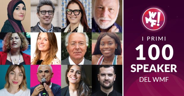 Rivelati i primi 100 speaker e ospiti del WMF2022: Pif, Sarsour, Faggin e Gratteri