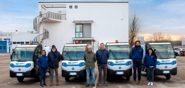 Aset: da mercoledì quattro nuovi mezzi elettrici per la pulizia del centro storico di Fano