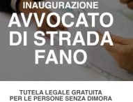 Avvocato di strada, a Fano la tutela legale gratuita per persone senza dimora