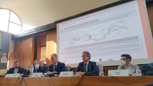 Fano-Grosseto, Baldelli: ‘Giornata storica per dare il via al progetto delle 4 corsie’