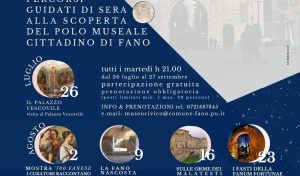 Itinerari urbani: percorsi guidati di sera alla scoperta del Polo Museale cittadino di Fano