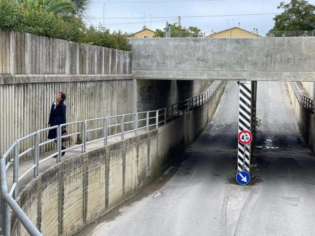 Pontesasso, riqualificato il sottopasso