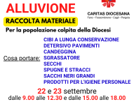 Caritas Fano raccoglie cibo e prodotti per le pulizie per aiutare le persone colpite dall’alluvione