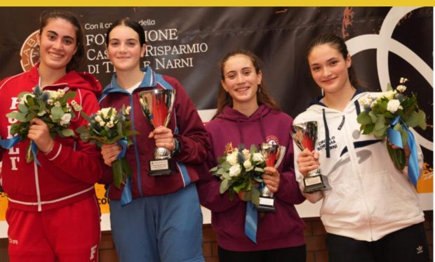 Scherma, prova di qualificazione nazionale: sul podio Fanum Fortunae con Asia Volpi