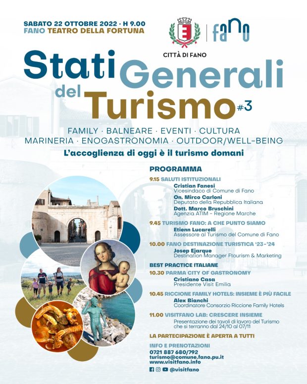 Fano, al via gli Stati generali del Turismo