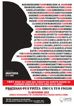 Fano, Cante di Montevecchio in memoria delle donne vittima di violenza