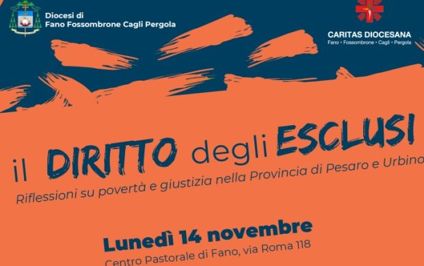 “Il diritto degli esclusi”, convegno della Caritas lunedì 14 novembre