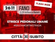 Fiab-Forbici Fano: ‘In via Dante Alighieri una sperimentazione troppo breve’. Domenica il flash mob