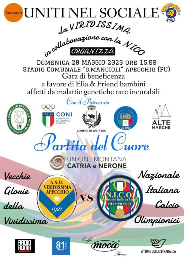 Apecchio ospita la Partita del cuore