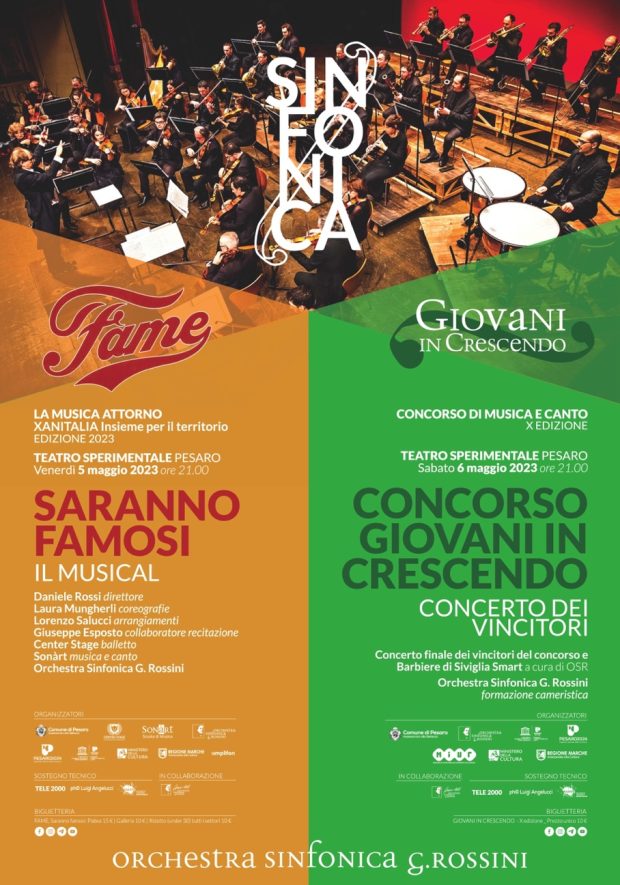 L’Orchestra Rossini guarda al futuro con gli occhi dei giovani. Festival giovane 5 e 6 maggio allo Sperimentale