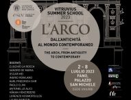A Fano dal 2 all’8 luglio la Vitruvius Summer School