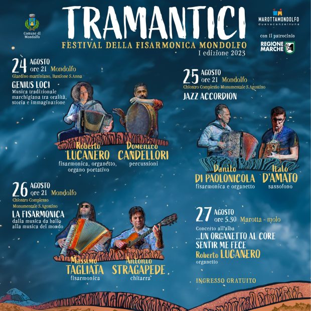 A Mondolfo la prima edizione di “Tramantici” festival della fisarmonica 