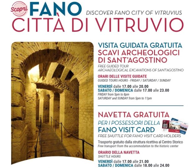 Fano: visite a Sant’Agostino, trasporto gratuito per i turisti
