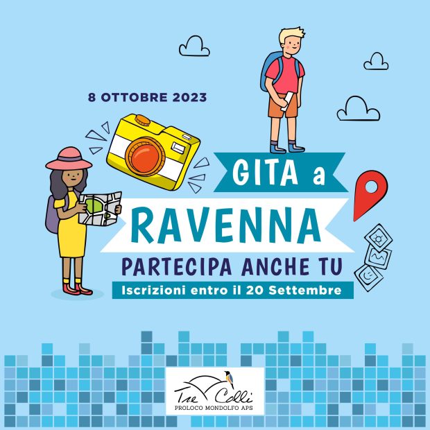 Pro loco Tre Colli Mondolfo: Tutti in gita a Ravenna per la Festa dei Nonni