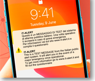 IT-alert, testato su tutto il territorio delle Marche il nuovo sistema di allarme pubblico