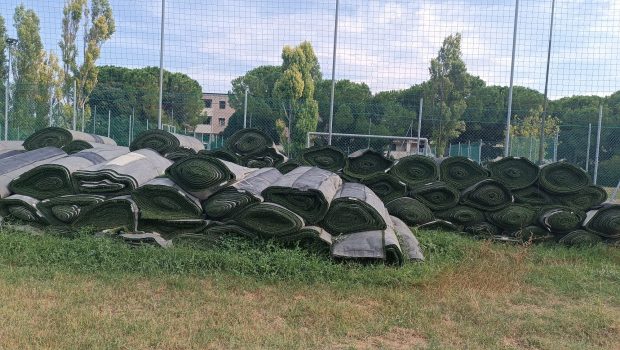 Comune di Fano regala il manto dell’impianto sportivo “Del Curto”