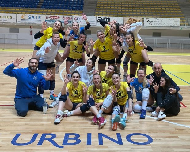 10 su 10: GVT Urbino volley ancora imbattuta e saldamente in testa alla classifica