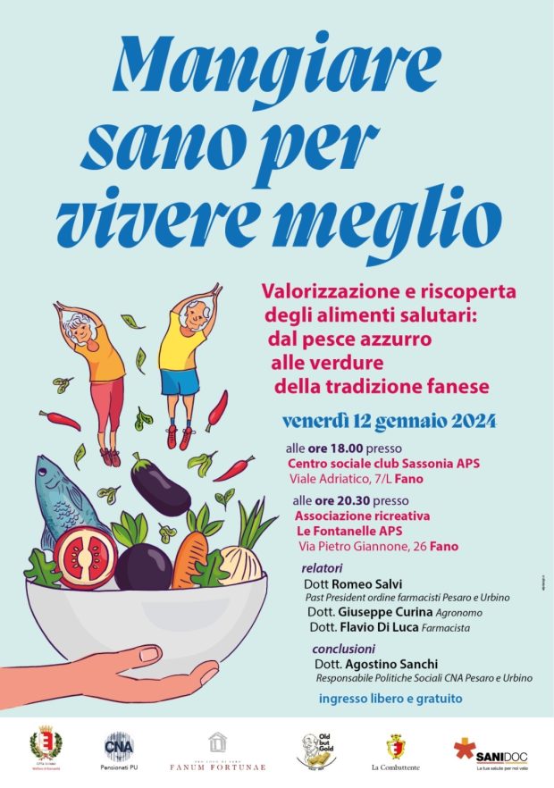 Ecco i prodotti della tradizione fanese che allungano la vita: doppia iniziativa domani a Fano con CNA Pensionati 