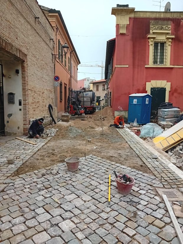 Fano, piazza Marcolini è il primo cantiere inaugurato nel 2024